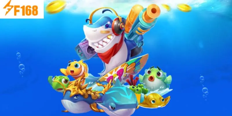 เกมยิงปลา F168 – โลกใต้ทะเลที่เต็มไปด้วยความท้าทาย